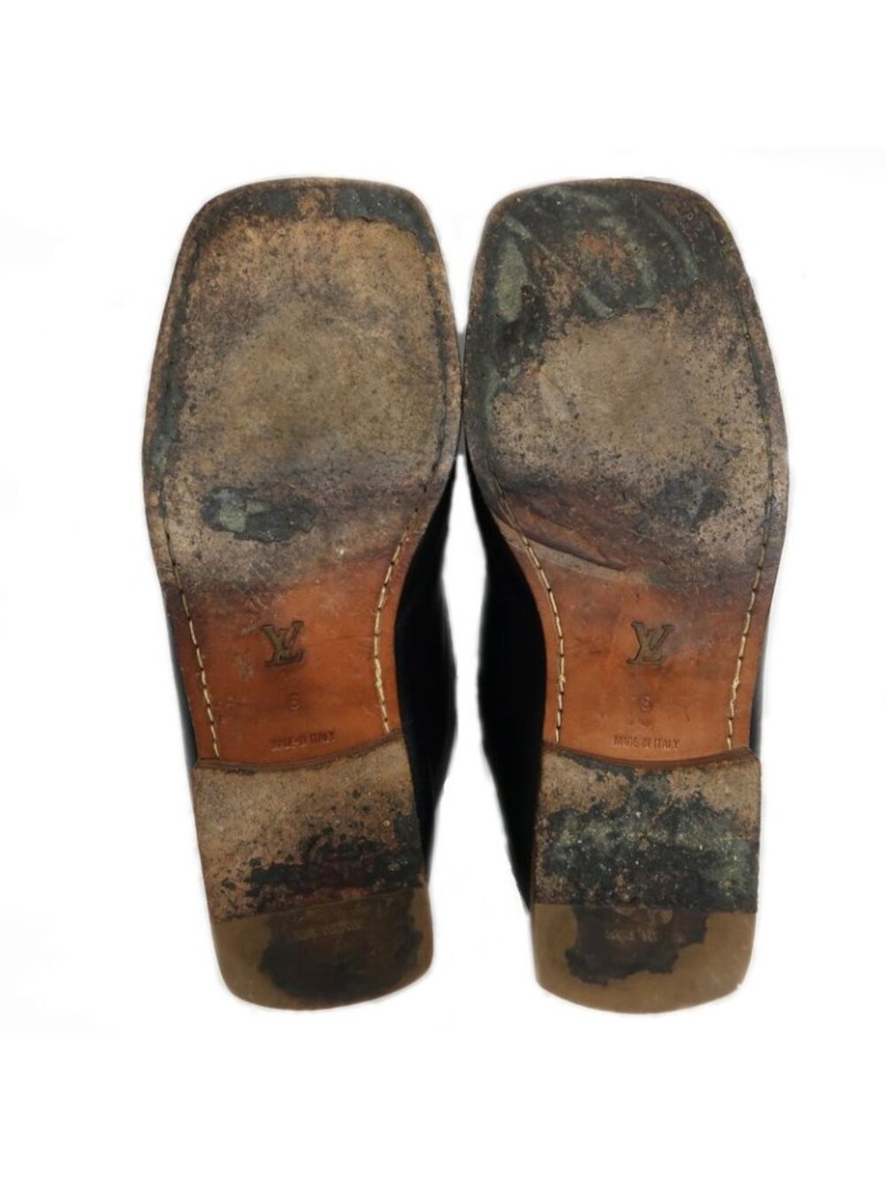 Louis Vuitton Loafers Size 6 Black Leather Shoes Apparel - Picture 10 of 10